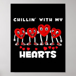 Kinder mit meinem Herz Valentinstag Spaß Jungs Gir Poster