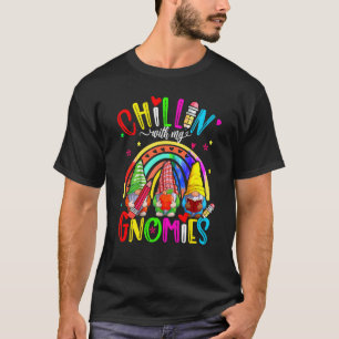 Kinder mit meinen Gnomen 100. Schultag T-Shirt