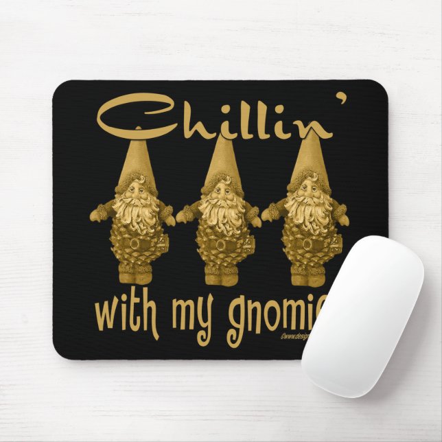 Kinder mit meinen Gnomen! Mousepad (Mit Mouse)