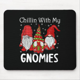 Kinder mit meinen Gnomen Weihnachten Pamajas Famil Mousepad