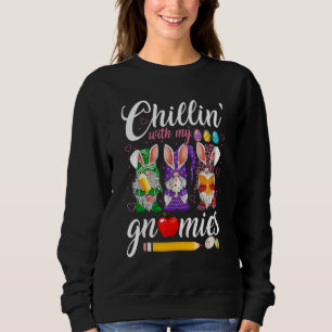Kinder mit meinen Gnomies Ostertag Gnome Lehrer B Sweatshirt