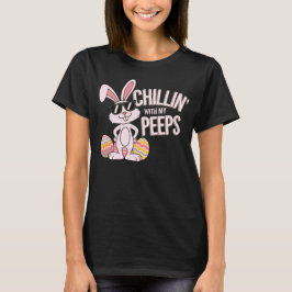 Kinder mit meinen Pieps Cool Ostern Bunny Vibes T-Shirt