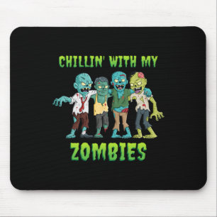Kinder mit meinen Zombies Halloween Jungs Spaß Mousepad