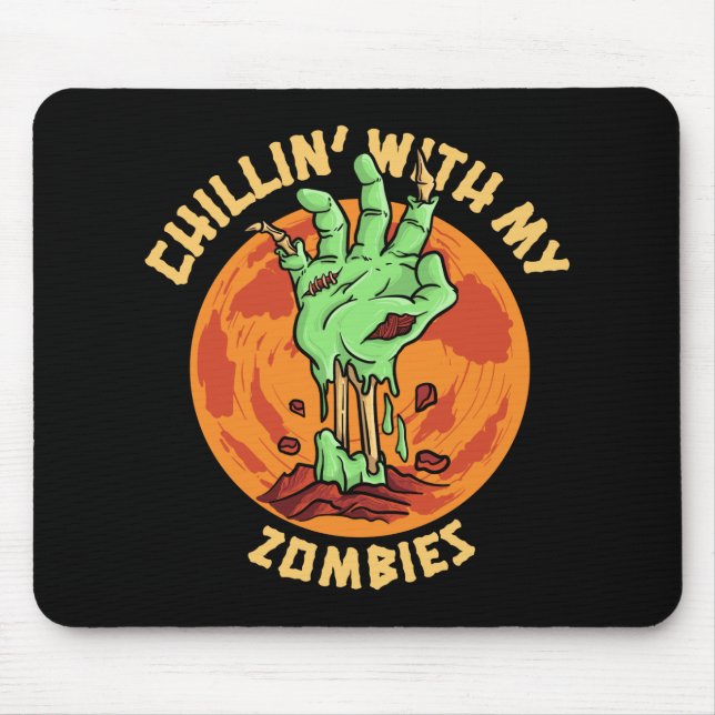 Kinder mit meinen Zombies Mousepad (Vorne)