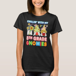 Kinder mit meiner achten Klasse Gnomies Achte Lehr T-Shirt