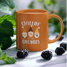 Kinder mit meiner Gnomen Kaffeekocher-Tasse