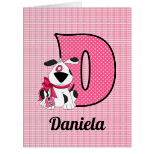 Kinder Mit Monogramm D rosa Dose Leere
