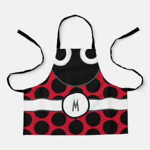 Kinder Mit Monogramm Ladybug-Schürze Schürze