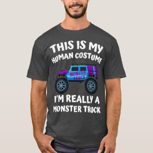 Kinder Monster LKW Halloween Kostümkind Jungen T-Shirt