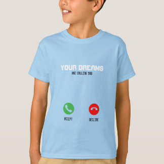Kinder motivierend Worte Junge Mädchen Teenager in T-Shirt