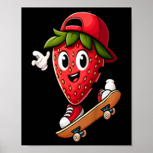 Kinder Nervenkitzel beim Skateboard-Abenteuer Poster
