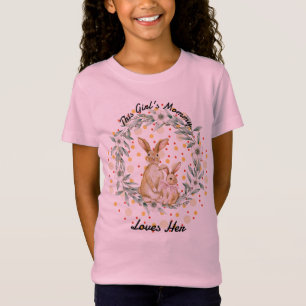 Kinder Niedlich Adorable Sweet Bunny Mommy Lieben T-Shirt