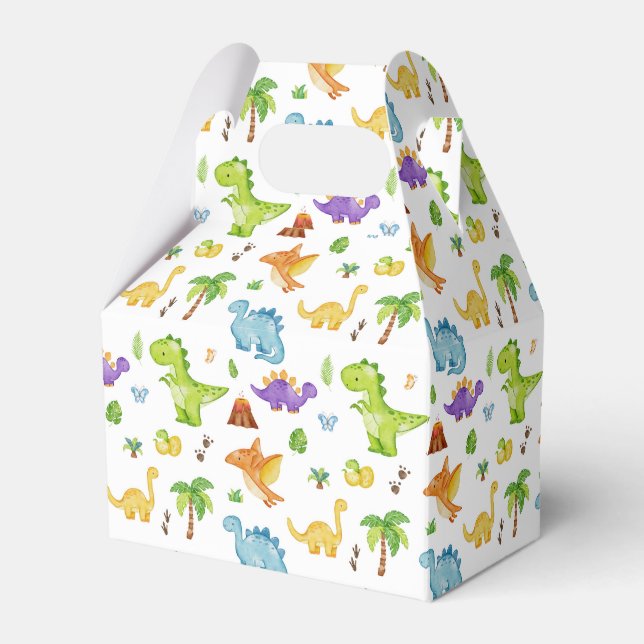 Kinder Niedlich Dinosaurier Muster Geschenkschachtel (Vorderseite)