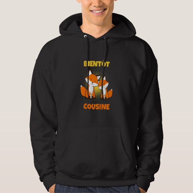 Kinder Niedlich Fox Cousine Hoodie (Vorderseite)