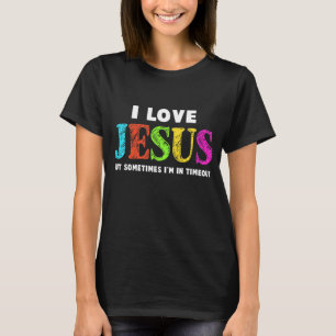 Kinder Niedlich I Liebe Jesus Christliche Glaubens T-Shirt