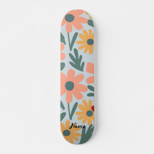 Kinder Niedlich Ladybug Polka dot Daisy Blume Patt Skateboard