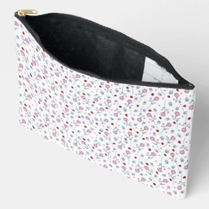 Kinder Niedlich Ladybug Polka dot Daisy Blume Patt Zubehörtasche