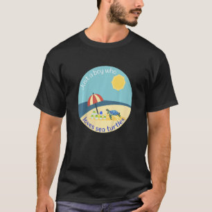 Kinder Niedlich nur ein Junge, der Lieben Sea Turt T-Shirt