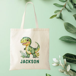 Kinder Niedlich Personalisierter Dinosaurier Tragetasche