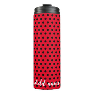 Kinder Niedlich Red Ladybug Polka dot Party Patter Thermosbecher