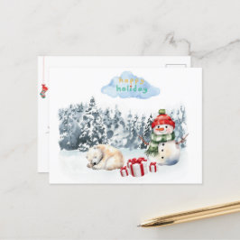 Kinder niedlich Weihnachten Weihnachten Weihnachts Postkarte
