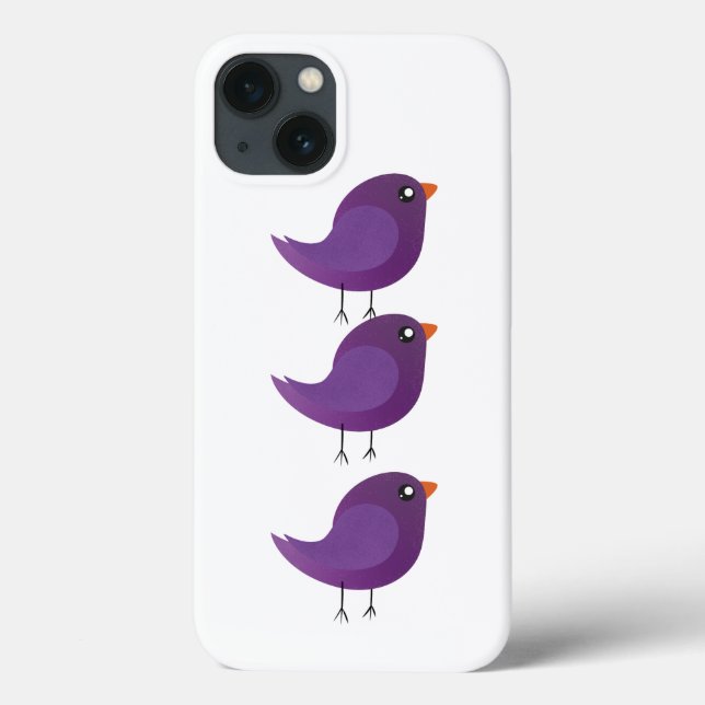 Kinder niedliche Birke Case-Mate iPhone Hülle (Rückseite)