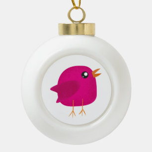 Kinder niedliche Birke Keramik Kugel-Ornament