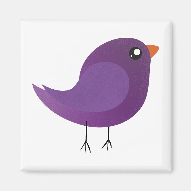 Kinder niedliche Birke Magnet (Vorne)