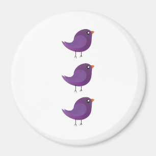 Kinder niedliche Birke Magnet