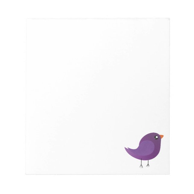 Kinder niedliche Birke Notizblock (Vorderseite)