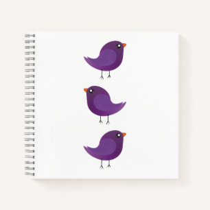 Kinder niedliche Birke Notizbuch