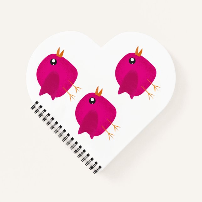 Kinder niedliche Birke Notizbuch (Vorderseite)