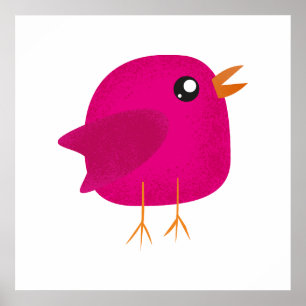 Kinder niedliche Birke Poster