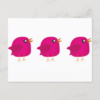 Kinder niedliche Birke Postkarte