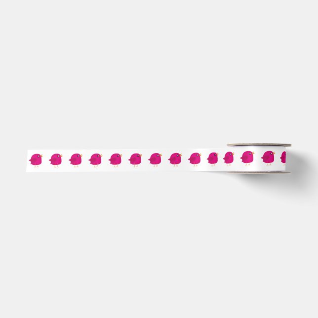 Kinder niedliche Birke Satinband (Vorderseite)