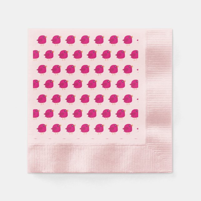 Kinder niedliche Birke Serviette (Vorderseite)