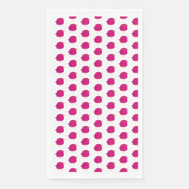 Kinder niedliche Birke Serviette (Vorderseite)