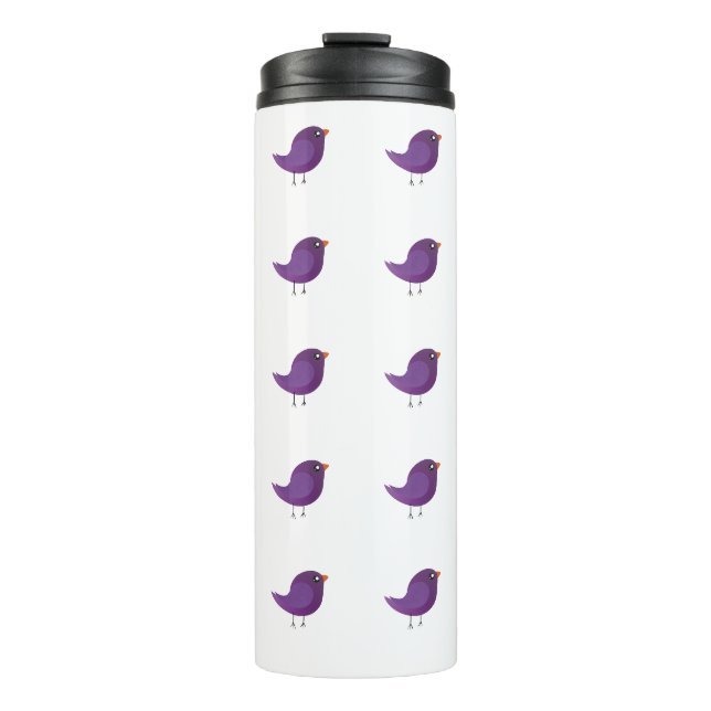 Kinder niedliche Birke Thermosbecher (Vorderseite)