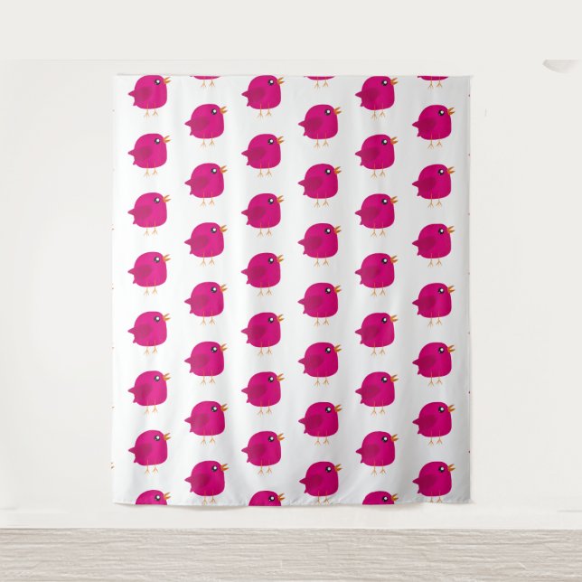 Kinder niedliche Birke Wandteppich (Vorderseite)