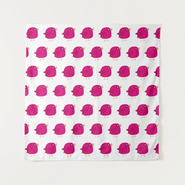 Kinder niedliche Birke Wandteppich (Vorderseite)