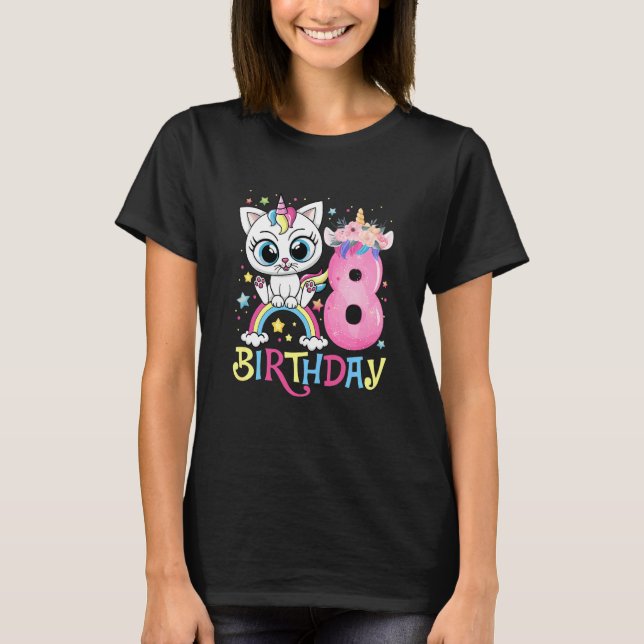 Kinder Niedliche Katzenschnecke Gesichtsfeld Flora T-Shirt (Vorderseite)