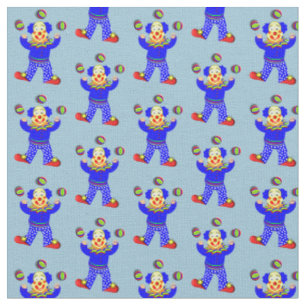Kinder Niedlicher Cartoon Circus Clown Whimsy Fabr Stoff