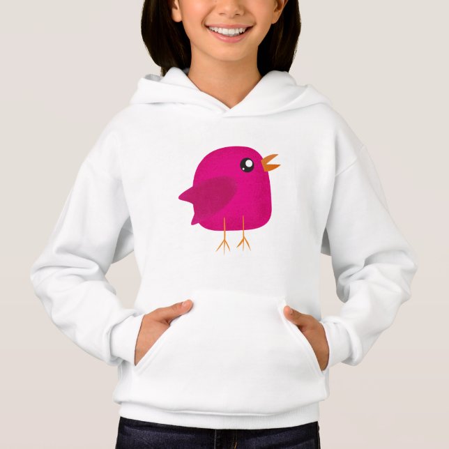 Kinder niedlicher Vogel Hoodie (Vorderseite)