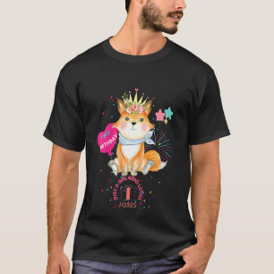 Kinder nur ein Mädchen, das Lieben Füchse zum Gebu T-Shirt