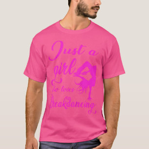 Kinder nur ein Mädchen, die Liebe Breakdance Hip H T-Shirt
