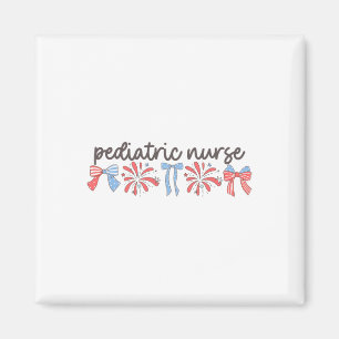 Kinder Nurse 4. Juli Ped Nurse Pädiatrie Magnet