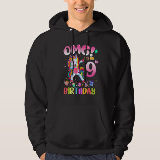 Kinder Omg Es ist mein 9. Geburtstagskameraden-Uni Hoodie
