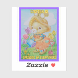 Kinder Oster Springtime Sticker