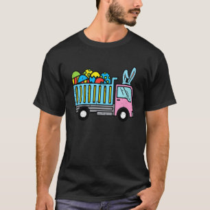 Kinder Ostereier auf Dump Truck Bunny Niedlich Boy T-Shirt