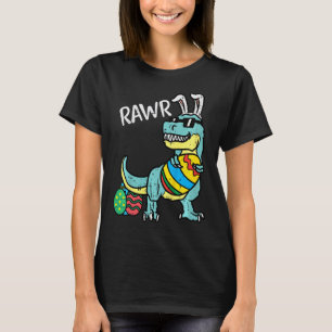 Kinder Ostern Trex Bunny Rawr Kleinkind Jungen Ost T-Shirt
